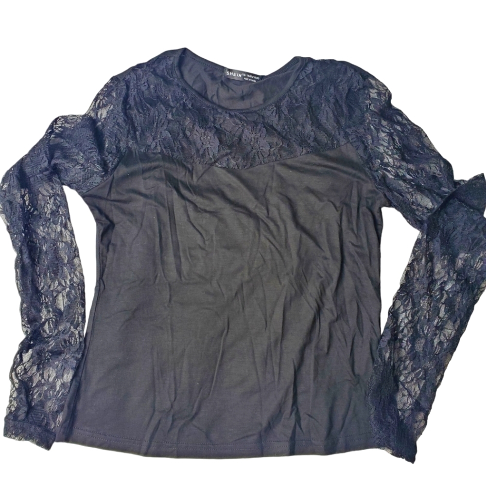 ✨️3/20 Long Sleeve Black Tee Size L